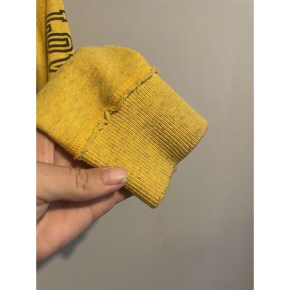 VICTORIA'S SECRET PINK‎ GEORGIA TECH YELLOW JACKETS HOOD ZIP JACKET SMALL SEQUIN - Picture 5 of 8